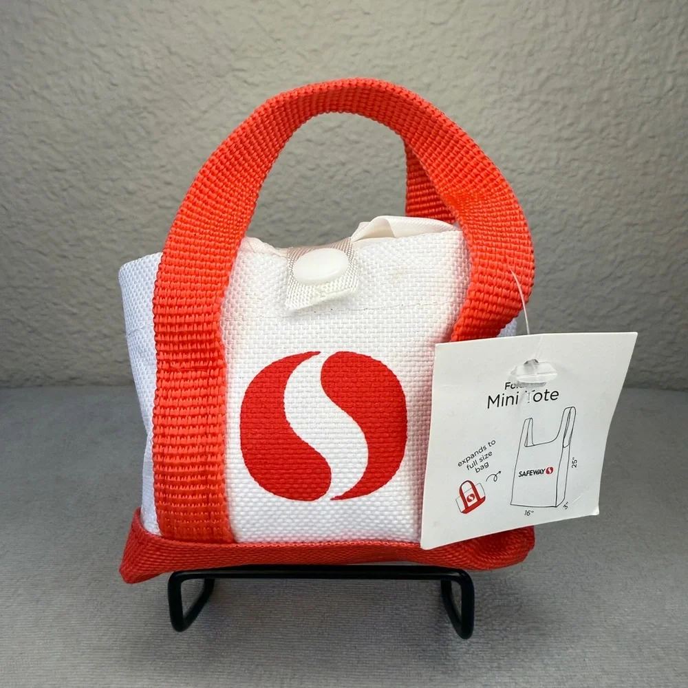 Mini Tote with Foldable Reusable Grocery Bag — Safeway Brand - Picture 11 of 11